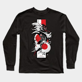 Futuristic Japanese Style T-Shirt Long Sleeve T-Shirt